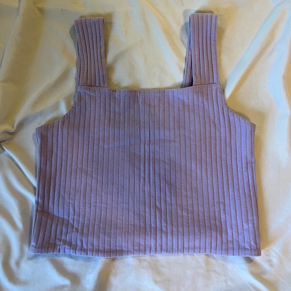 American Eagle Soft & Sexy Ribbed Crop Tank